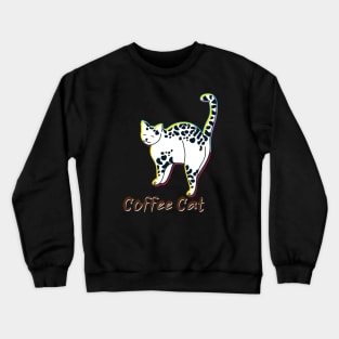 Coffee Cat Crewneck Sweatshirt